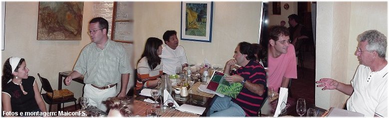 Confraria dos Prazeres - Restaurante Miró - Bragança Paulista, 16 de fevereiro de 2004.