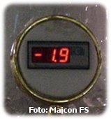 Detalhe Temperatura do Chopp